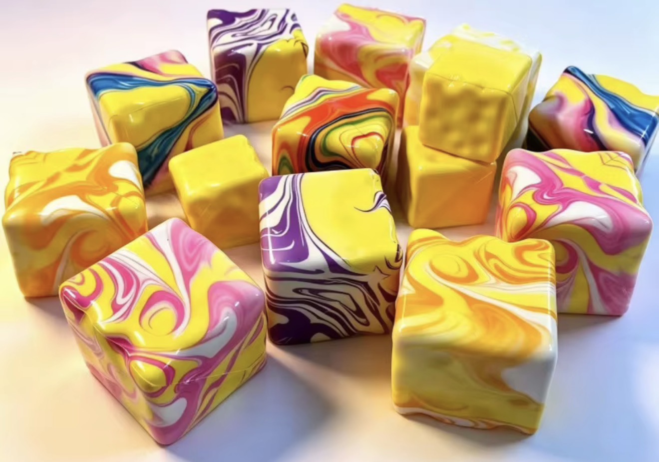 Mystery Assorted Foam Cube Squishy – 6cm Slow-Rise Fidget Toy