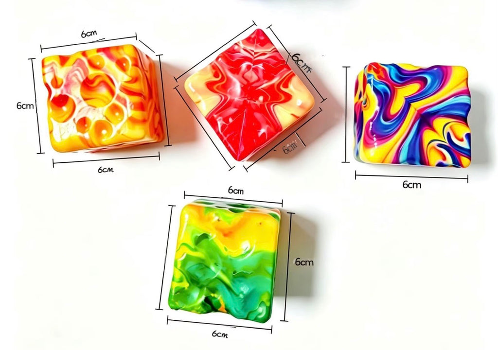 Mystery Assorted Foam Cube Squishy – 6cm Slow-Rise Fidget Toy