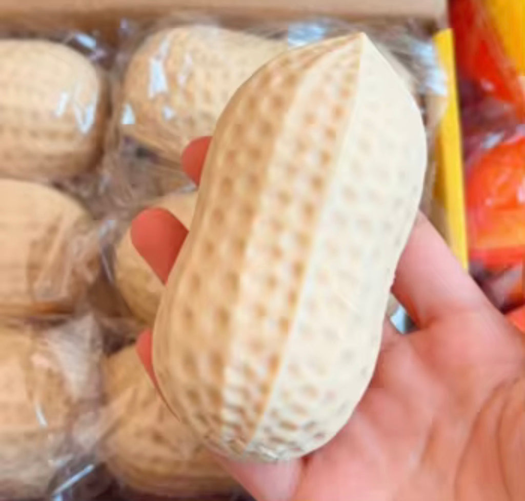 Realistic Peanut Shell Squishy – Soft Squeeze Fidget Toy | 8cm & 10cm