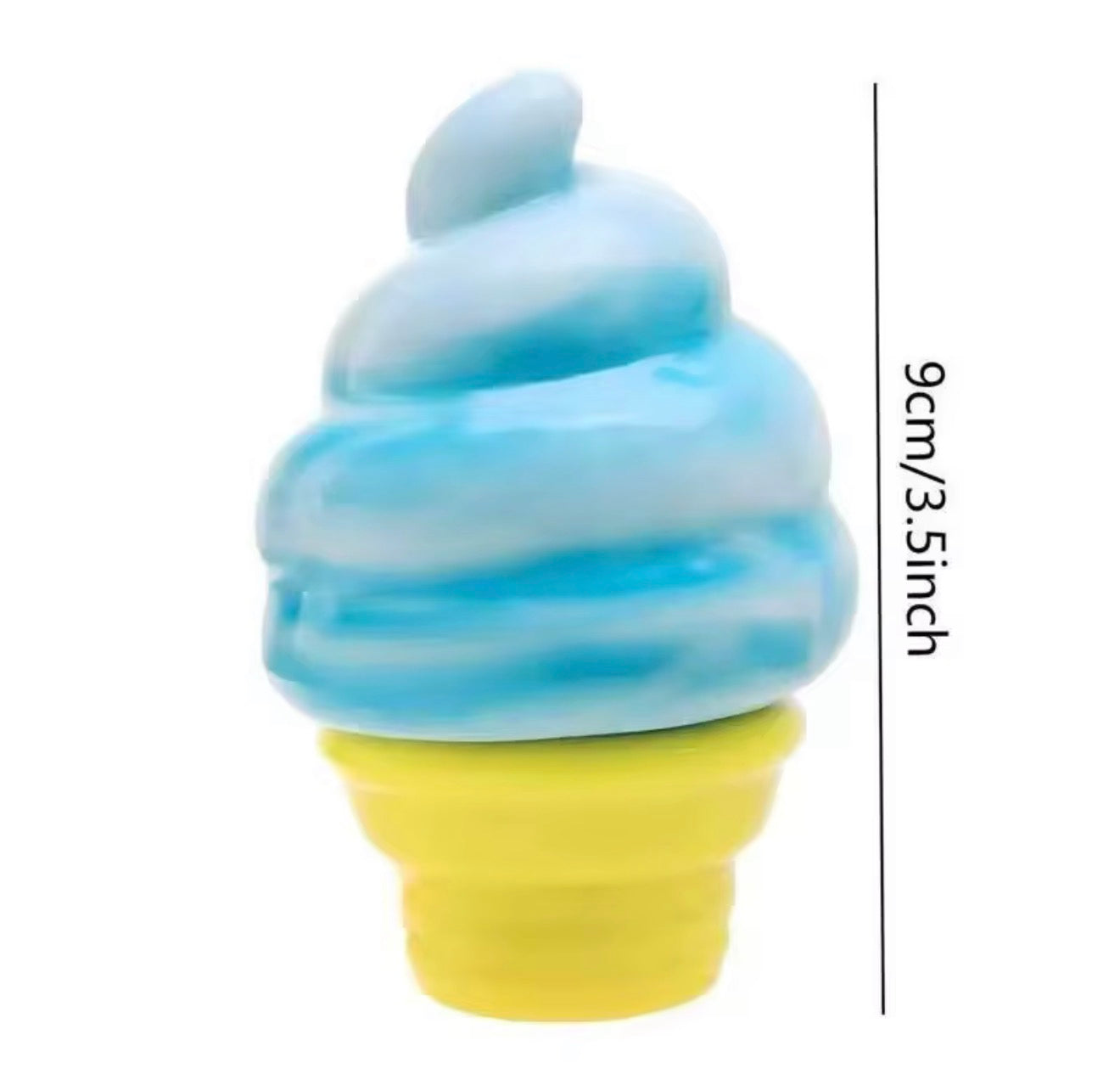 Mystery Swirl Ice Cream Squishy – Stretchy Soft Serve Fidget Toy