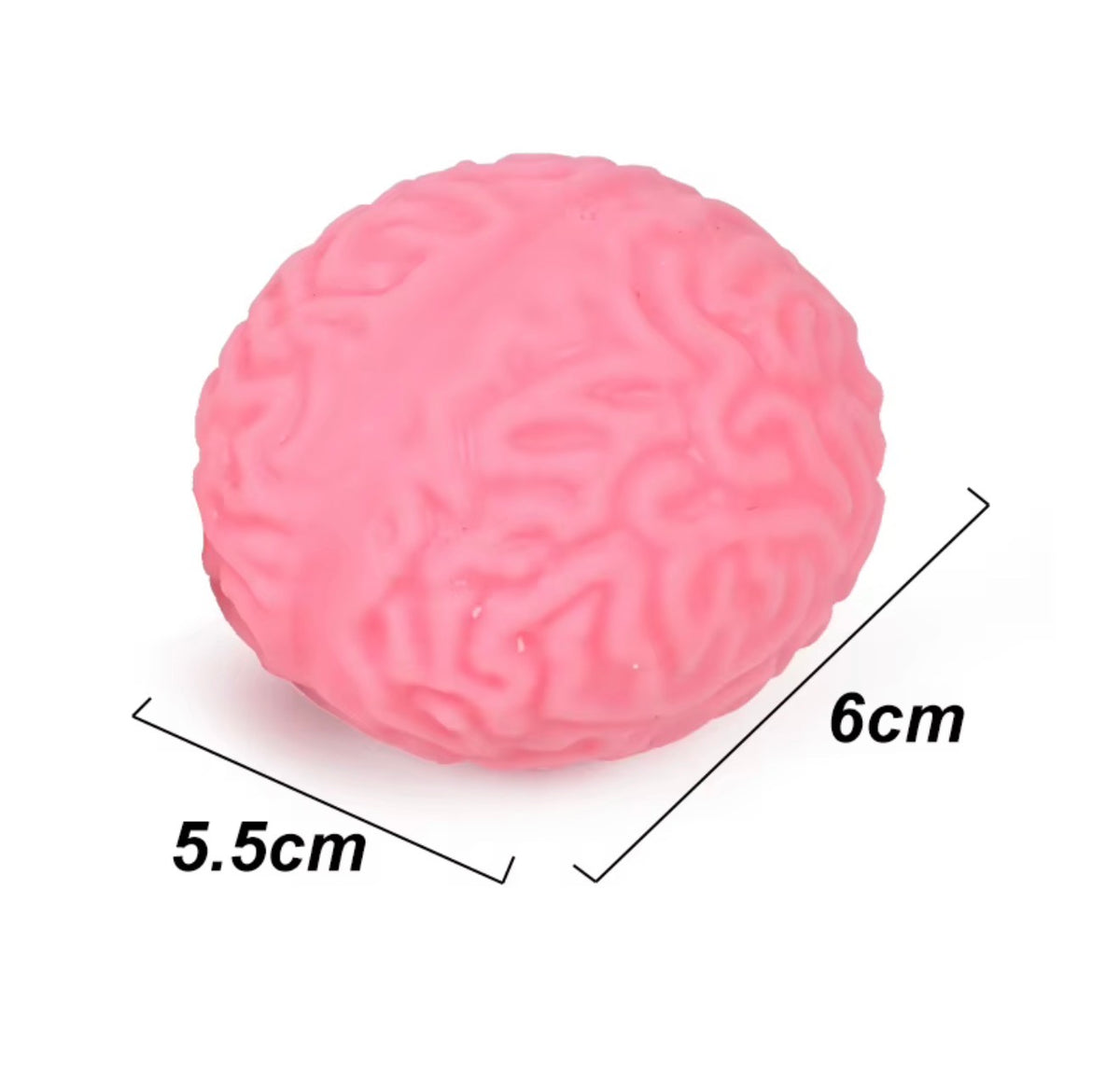 Squishy Brain Stress Ball – Stretchy Squeeze Fidget Toy