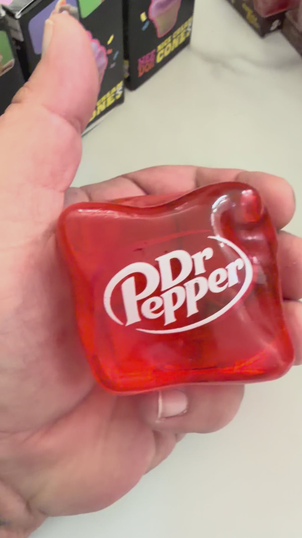 Dr Pepper Nice Cube – Super Solid Squish